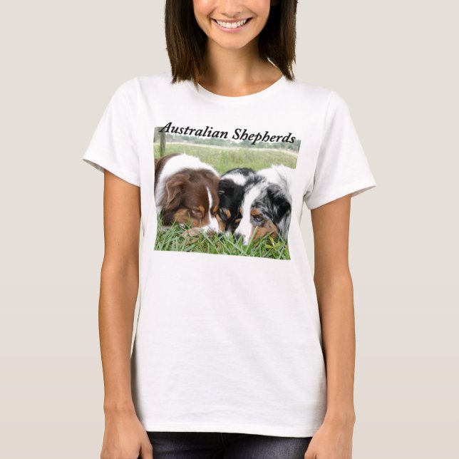 Australischer Schäfer-T - Shirt (Vorderseite)