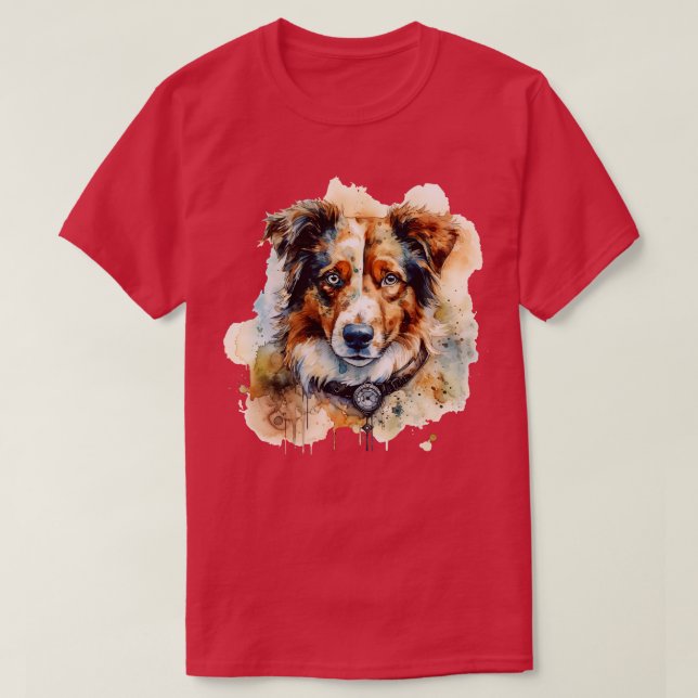 Australischer Schäferhund 1 T-Shirt (Design vorne)
