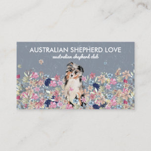 Australischer Schäferhund Aussie Hund Visitenkarte
