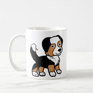 Australischer Schäferhund Black Tri Cartoon mit Sc Kaffeetasse