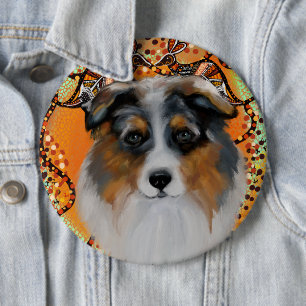AUSTRALISCHER SCHÄFERHUND BUTTON