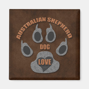 Australischer Schäferhund Dog Breed Magnet