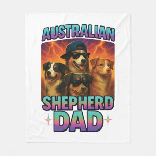 Australischer Schäferhund Fleecedecke