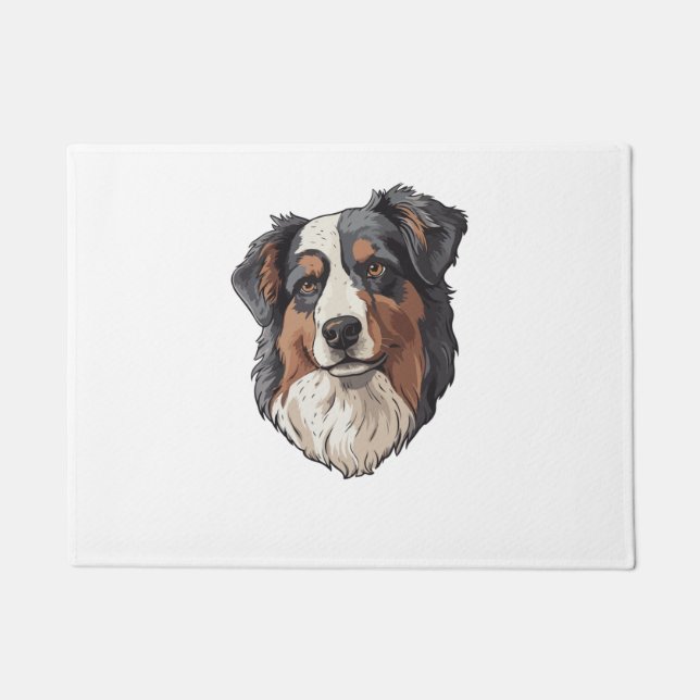 Australischer Schäferhund Fußmatte (Vorderseite)