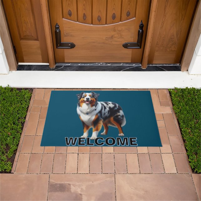 Australischer Schäferhund Fußmatte (Außenbereich)