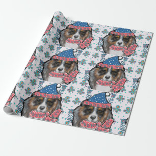 AUSTRALISCHER SCHÄFERHUND GESCHENKPAPIER