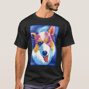 Australischer Schäferhund Haustier Tier Malerei Gr T-Shirt