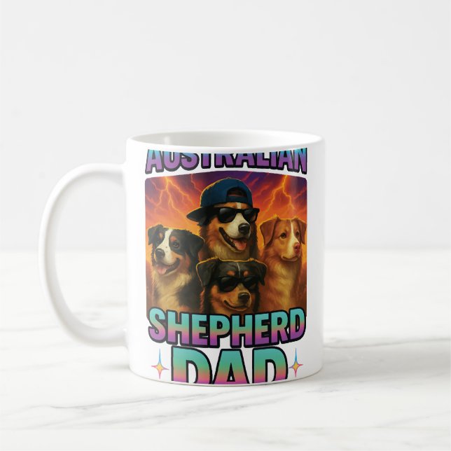 Australischer Schäferhund Kaffeetasse (Links)