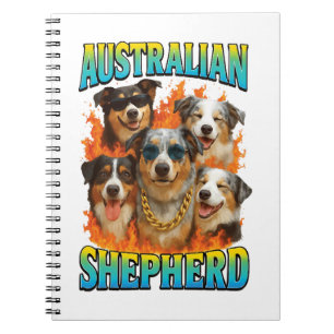 Australischer Schäferhund Kopie Notizblock