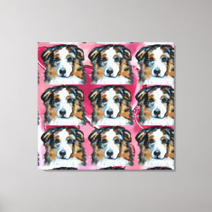 Australischer Schäferhund Leinwanddruck