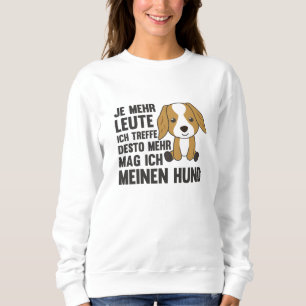 Australischer Schäferhund mag Menschen nicht Sweatshirt
