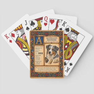 Australischer Schäferhund, mittelalterliche Bestia Spielkarten