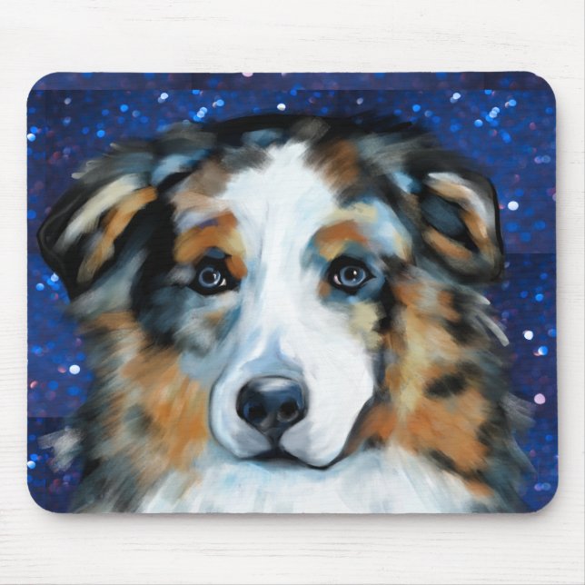 AUSTRALISCHER SCHÄFERHUND MOUSEPAD (Vorne)