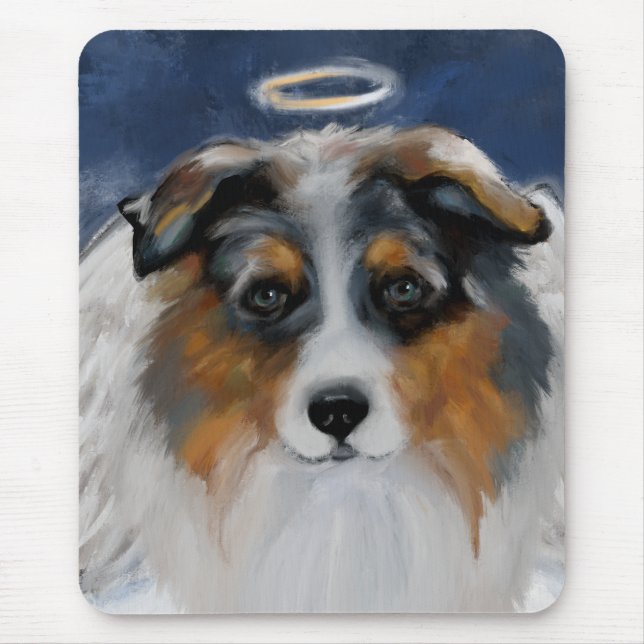 Australischer Schäferhund Mousepad (Vorne)