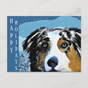 AUSTRALISCHER SCHÄFERHUND POSTKARTE