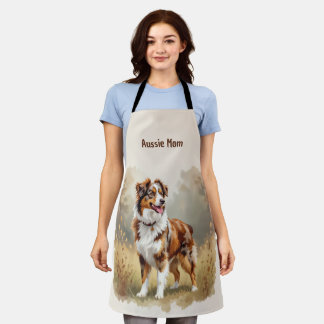 Australischer Schäferhund Rot Merle Aussie Schürze