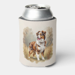 Australischer Schäferhund Roter Merle Aussie Dosenkühler