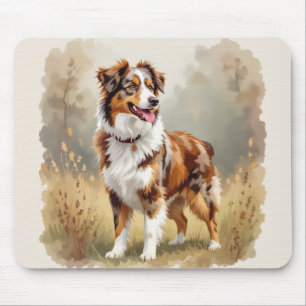 Australischer Schäferhund Roter Merle Aussie Mousepad