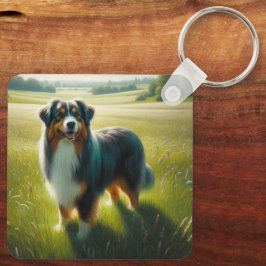 Australischer Schäferhund Schlüsselanhänger