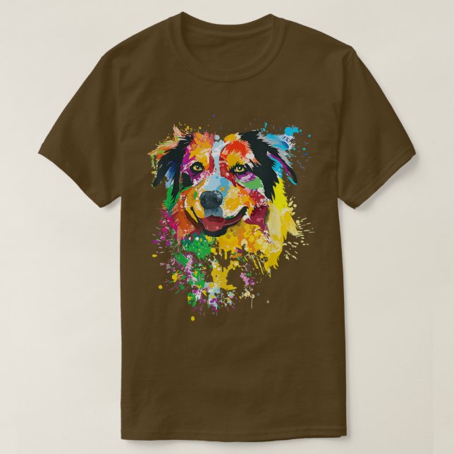 Australischer Schäferhund T-Shirt (Design vorne)