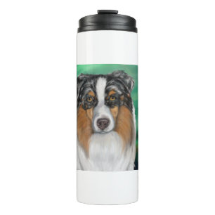 Australischer Schäferhund Thermosbecher