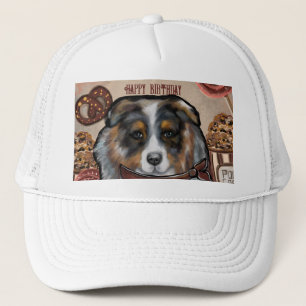 AUSTRALISCHER SCHÄFERHUND TRUCKERKAPPE