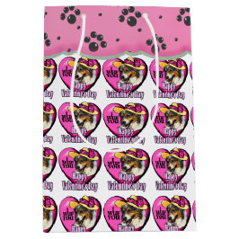 Australischer Schäferhund Valentinstag Mittlere Geschenktüte