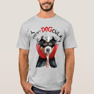 Australischer Schäferhund Vampire Dog Funny Hallow T-Shirt