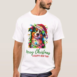 Australischer Schäferhund Weihnachtsmärchen geschn T-Shirt