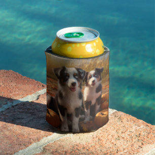 Australischer Schäferhund Welpe Autumn Delight Pum Dosenkühler