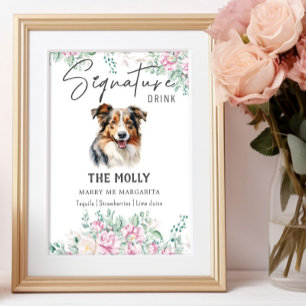 Australischer Schäferhund-Zeichen Poster