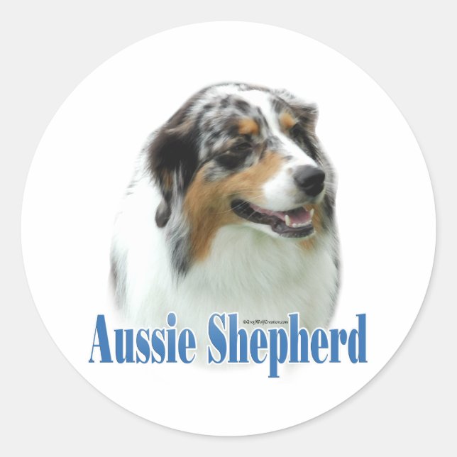 Australischer Schäfername - Aufkleber (Vorderseite)