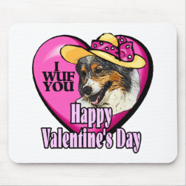 Australischer Schepherd Valentinstag Gifts Mousepad