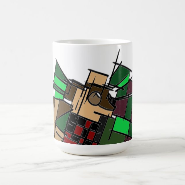 Australischer Schepherd Winter Kaffeetasse (Mittel)