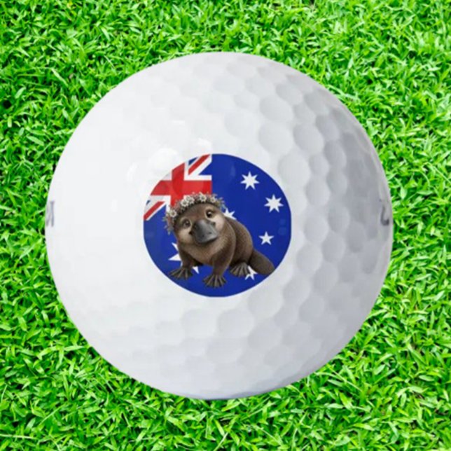 Australischer Schnabeltier entzückend charmant Golfball (Aussie Platypus Golf Balls that are as adorable and charming as your best tee shot.)