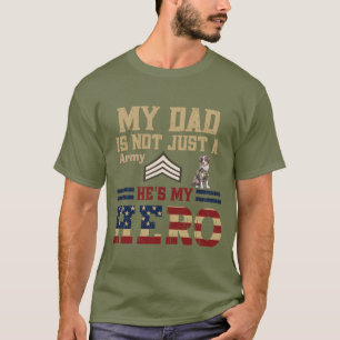Australischer Shepherd Army Sergeant Vater T-Shirt
