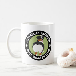 Australischer Shepherd Hintern Wiggler Club Kaffeetasse