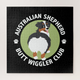 Australischer Shepherd Hintern Wiggler Club Puzzle