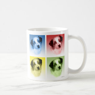 Australischer Shepherd Pop Art Kaffeetasse