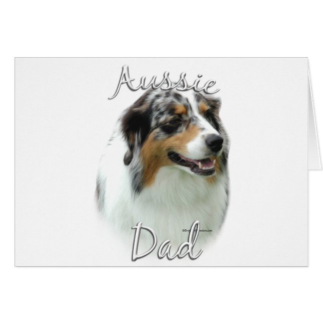 Australischer Shepherd-Vater 2 (Vorderseite (Horizontal))