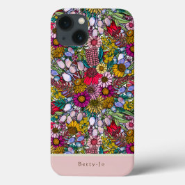 Australischer Sommer-Wildblume-Garten Case-Mate iPhone Hülle