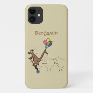 Australischer Spaß Kangaroo Cartoon Illustration Case-Mate iPhone Hülle