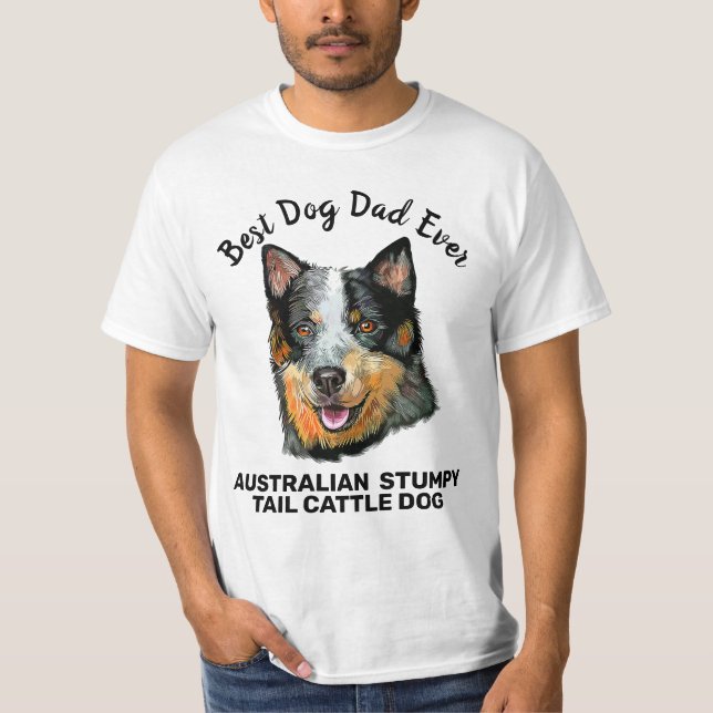 Australischer Stumping Schwanz Rind Hund bester Hu T-Shirt (Vorderseite)