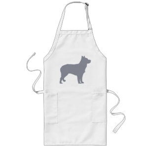 australischer Stumpy Schwanz Rind-Hund silo blue.p Lange Schürze