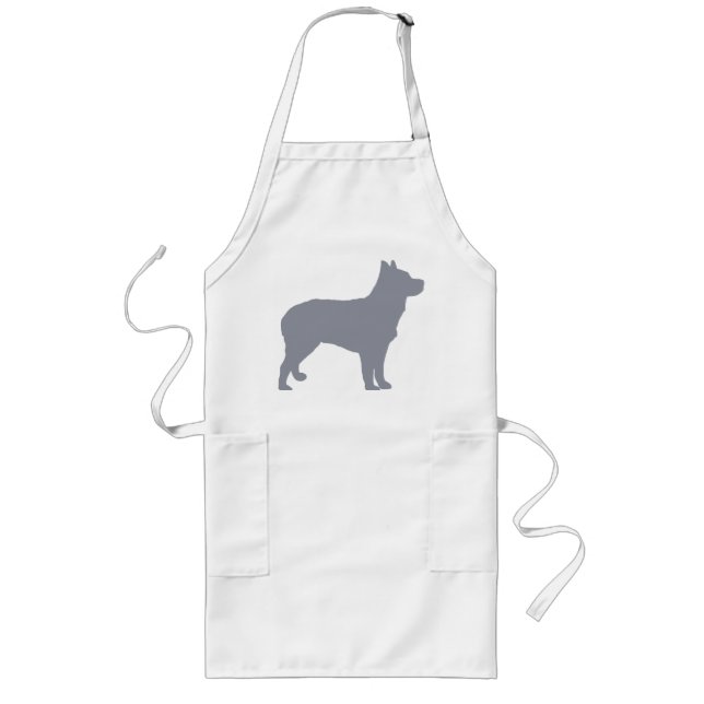 australischer Stumpy Schwanz Rind-Hund silo blue.p Lange Schürze (Vorne)