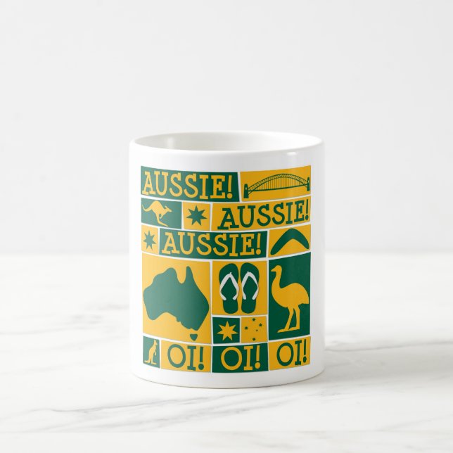 Australischer Tag Tasse (Mittel)