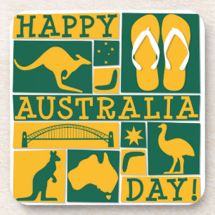 Australischer Tag Untersetzer