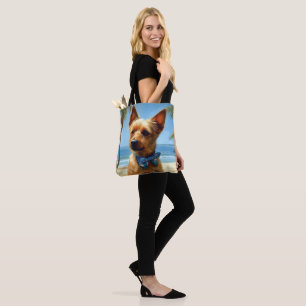Australischer Terrier am Strand Geschenk für Hunde