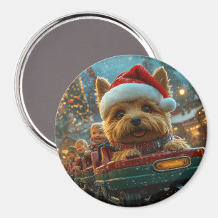 Australischer Terrier Dog Roller Untersetzer Weihn Magnet