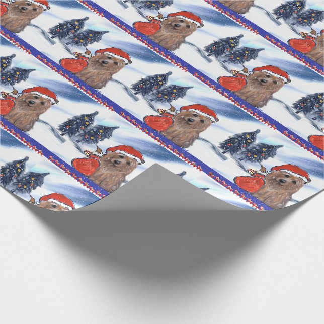 AUSTRALISCHER TERRIER GESCHENKPAPIER (Ecke)